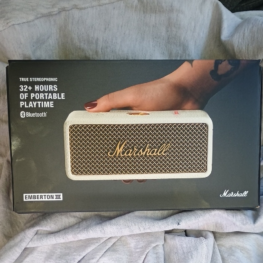 Marshall EMBERTON II Bluetooth speaker, CREAM, NEW